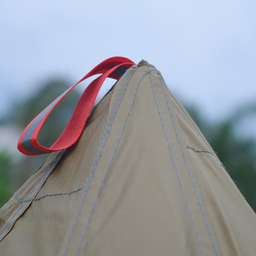 Cheap Goat Tents XC USHIO Pyramid Tent Camping Tent Travel Ultralight Outdoor Awnings Tent Shelter 4 Season Tent 1 2 Person Tent With Stove Jack Tents 